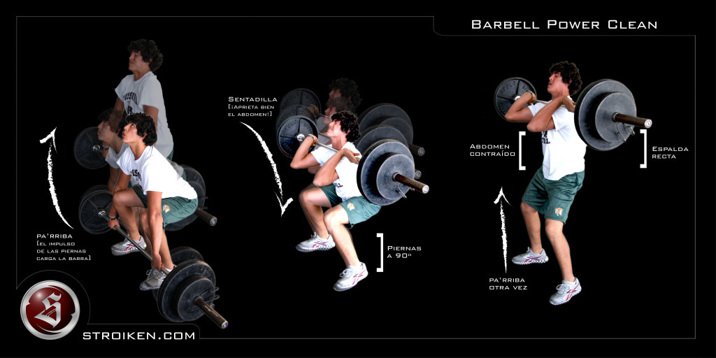 Barbell-Power-Clean